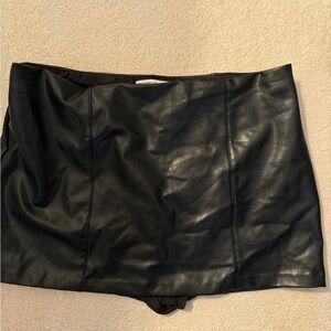 ABERCROMBIE LEATHER SKIRT